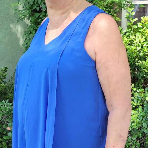 CHICO's Aster Blue Drape Size 2.5 - Picture 1 of 7